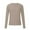 Khaki, variant on Women's Knitted Pullover Sweater Solid Color Round Neck Long Sleeved Sweater Top Comfy Warm Loose Blouse