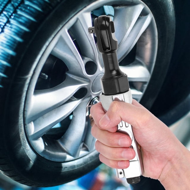 Llave neumática con destornillador cuadrado, trinquete de aire, herramientas de torsión de 25 ft lbs, 1/4 de pulgada