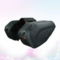 COSMOBETTY 1 Motorcycle Saddle Bags Waterproof Oxford Material for Outdoor Travel 17.7x11.8x7.5in