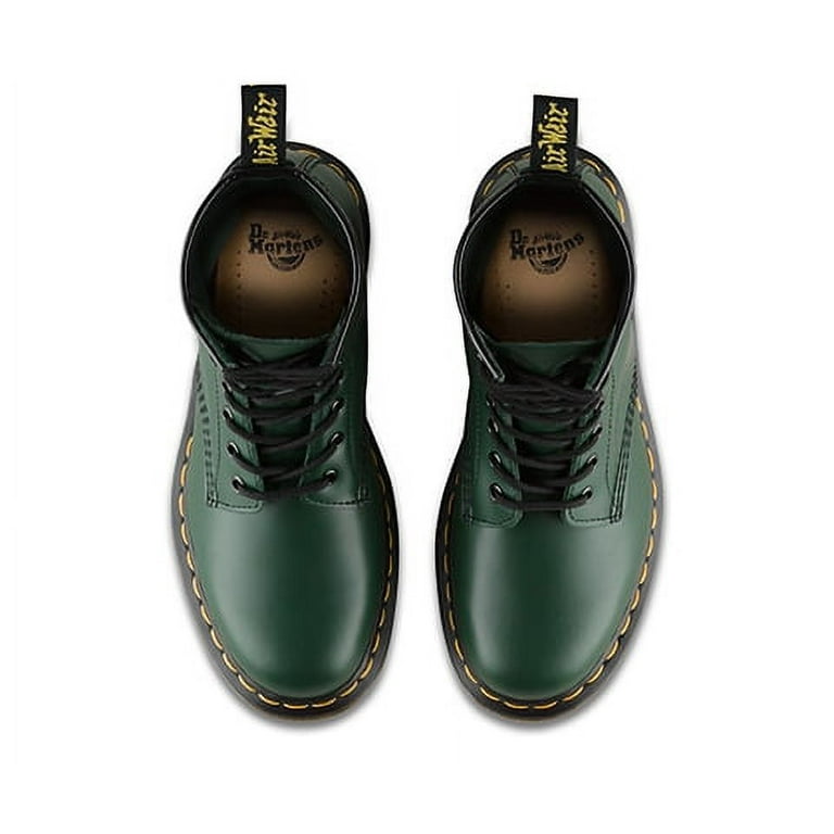 Dr. Martens Men's 1460 8 Eye Boots Green Leather 9.5 M UK 10.5 M