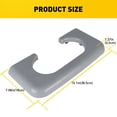 thumbnail image 2 of Center Console Cup Holder Replacement Pad Compatible with Ford F-250 F-350 F-450 1999-2010 Gray, 2 of 8