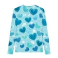thumbnail image 3 of Bixock Toddler Boys and Girls Tops,Kids Long Sleeve Tops Valentine Print Round Neck Long Sleeve Shirt for Boys Girls Age 3-14 Tops, 3 of 4