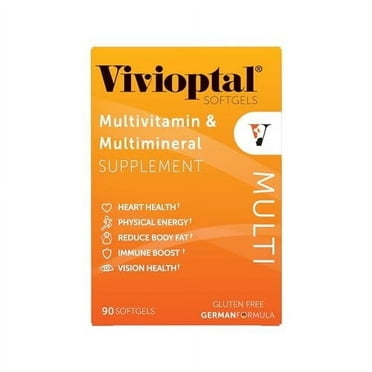 Vivioptal Multi, 90 Softgels, Multivitamin & Multimineral, Gluten Free, German Formula