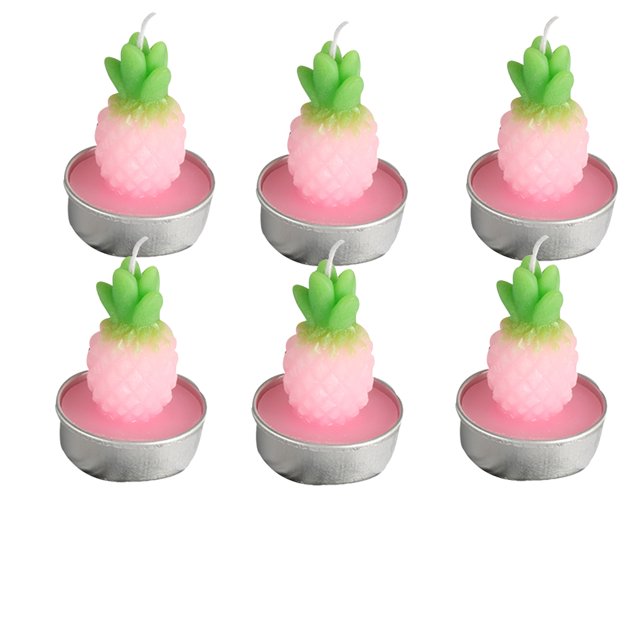 Billuyoard Paquete de 6 suministros para decoración de tartas, feliz cumpleaños, hecho a mano, decoración de velas, adornos, utensilios para hornear Artesanía Rosa Billuyoard HA059502-04