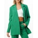 thumbnail image 2 of Blazer oversize cruzado color Verde fuerte AMAD Casual para mujer talla M, 2 of 4