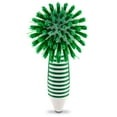 thumbnail image 4 of Libman Kitchen Scrub Brush Curved Handle Green & White, 4 of 6