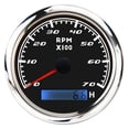thumbnail image 1 of 85mm Digital 8000 RPM Tachometer Gauge 3000 4000 6000 7000 RPM Tachometer LCD Display Red Backlight With Hourmeter ,Wide Applicability, 1 of 7