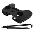 thumbnail image 4 of Étui de Protection pour Manette, Revêtement Anti-Huile, Protecteur de Manette Anti-Collision en Silicone Résistant aux Rayures et à la Déformation avec Lanière pour Accessoires de Drone Noir, Bleu, 4 of 7