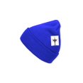 thumbnail image 2 of Top Headwear Solid Color Long Beanie, Royal, 2 of 5