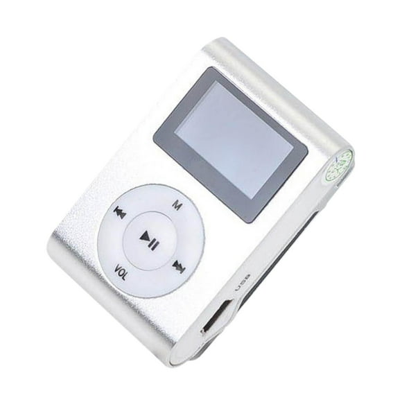 Lecteur MP3 Portable pour Crêpes et Poêles à Crêpes, Mini Lecteur de Musique de Sport avec Écran LCD USB et Carte MP3