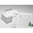 thumbnail image 6 of Inkdotpot Recipe Card 6x4 inch Single-Sided Recipe Design Cards Mocktail Recipe Cards Wedding-Bridal Shower-Baby Shower- Pack of 50, 6 of 6