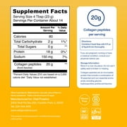 Vital Proteins Grass-Fed Collagen Peptides Powder Supplement, Vanilla Flavor, 11.5 oz - Joint, Hair, Skin, and Nails Support