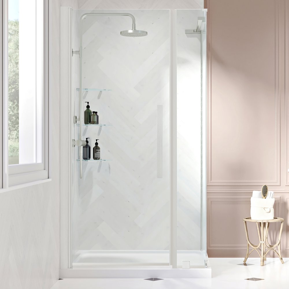 Ove Decors Endless PA0653221 Pasadena, Corner Frameless Pivot Shower