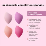 Real Techniques Mini Miracle Complexion Sponges, for Liquid Foundation, 4 Count