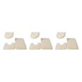 thumbnail image 2 of Transemion 1/2/3/5 3pieces Anti-slid Particles Rug Set Secure And for Slip-free Bathroom Mats For Beige 3PCS, 2 of 6