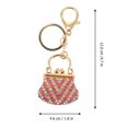 thumbnail image 2 of Weiweiguan 1pc Pretty Alloy Diamond Key Chain Alloy Diamond Key Ring Bag Key Chain, 2 of 6