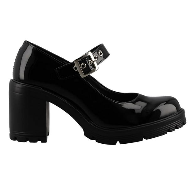 Zapatilla Vestir Mujer Green Love Tacon Alto Ajustable negro 23