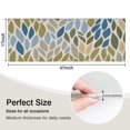 thumbnail image 5 of Blue Leaf and Vine Pattern Kitchen Rug Mat,Kitchen Runner Rugs Non Skid Washable,Decorative Kitchen Floor Mats for Kitchen,Sink,Laundry,17"X47", 5 of 5