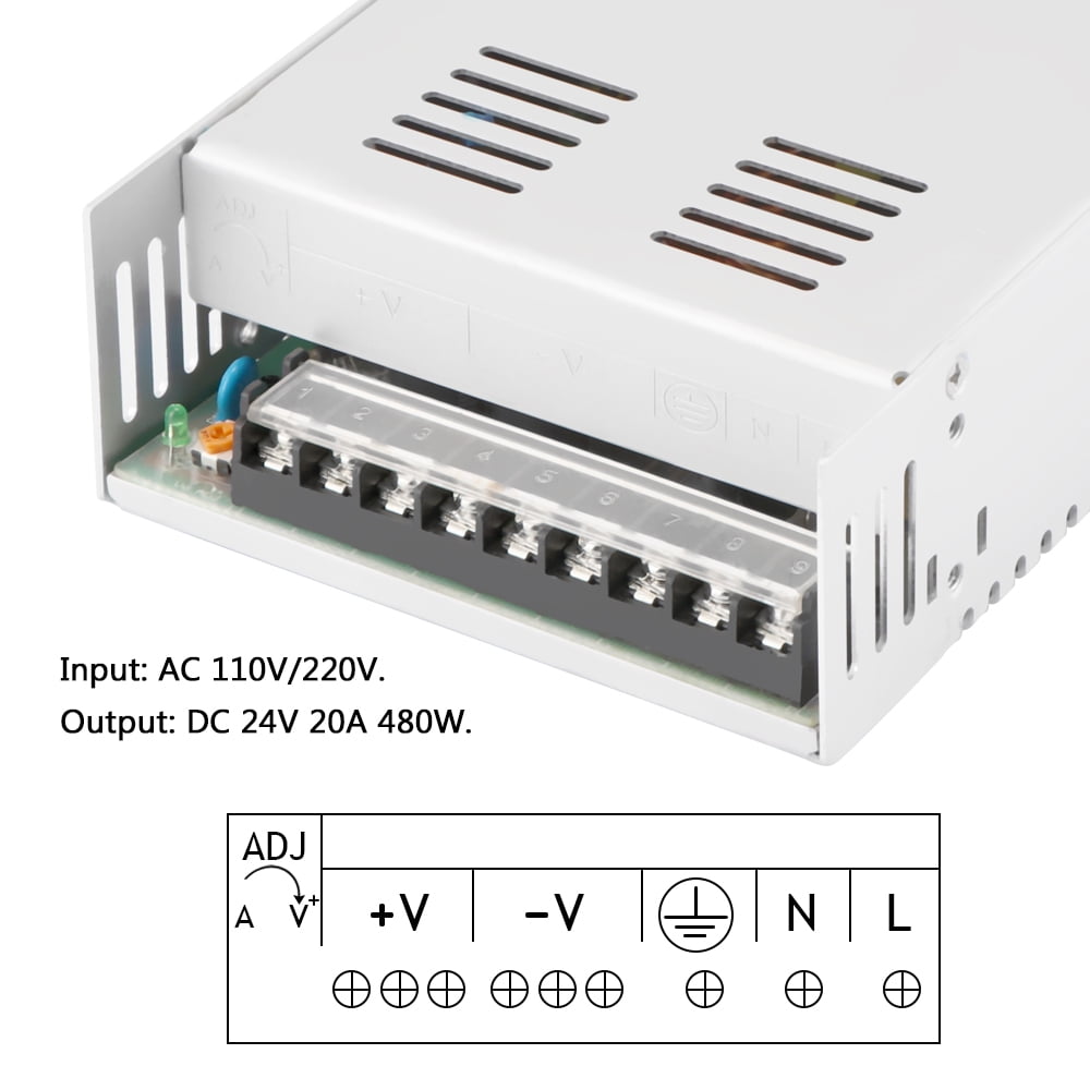 1pc AC power Transformer Input=AC240 120V 60Hz Output=AC6 12 24V 1A 24VA 