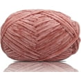 thumbnail image 2 of Chenille Yarn for Crocheting Knitting, Handcrafts Fluffy Yarn for Crocheting Sweater Shawl Toy Making Blankets, Clothes, Pattern Knitting Creations, 2 of 8