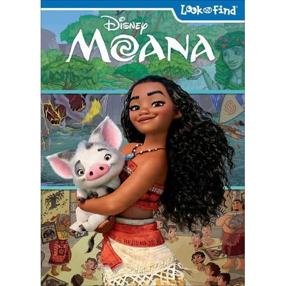 Look and Find Series #2 Disney Moana: Look and Find, (Hardcover)