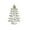 White, variant on Clearance Christmas Decoration! Skegnu Christmas Trees Tabletop Mini Christmas Tree Glass Ornaments Small Glass Christmas Tree Christmas Dollhouse Miniature Mini Winter Figurines