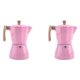 thumbnail image 1 of Cafetera italiana Moka Espresso Cafetera con percolador Cafetera de estufa 2X Latte Mocha Cafetera italiana Moka Espresso Cafetera de estufa 300 ml Rosa, 1 of 7