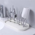 thumbnail image 4 of Soporte de biberón con forma de Cactus para bebé, bastidores de estilo nórdico, ahorro de espacio, estante desmontable para niños, secador de alimentación de gran capacidad, 4 of 4