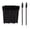 Black, variant on 100pcs Eyelash Brush Lip Brush, Dual Ended Eyelash Extension Brush, Pink Mascara Wands and Lipstick Applicator, Portable Makeup Brush for Eyebrow, Lip Gloss and Lash Extension