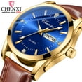 thumbnail image 2 of CHENXI Top Brand Luxury Men's Watches Fashion Sport Quartz Clock Casual Leather Waterproof Men Wrist Watches Business Date Watch, 2 of 7