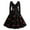 Black, variant on Women's Casual Fashion Valentine's Day Print V Neck Retro Long Sleeve Dress Flowy Flared Skirt Romantic Heart Pattern Comfortable Soft Fabric Versatile Daily Party