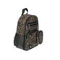 thumbnail image 3 of Madden NYC Women's Dome Pocket Nylon Backpack, Cheetah, 3 of 4