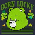 thumbnail image 2 of Toddler's Care Bears St. Patrick's Day Good Luck Bear Clover  Graphic Tee Navy Blue 5T, 2 of 3