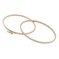 thumbnail image 4 of Abbracc Oval Shape Wooden Embroidery Stitch Tapestry Hoop Sewing Tools Wood Rings for 210x130mm, 4 of 7