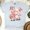 Ash, variant on Joy To The World Snowman T-Shirt | Cute Holiday Candy Graphic Tee, Light Pink, Size XL