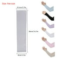 thumbnail image 3 of Arm Sleeve Sun Protection Anti-slip Sleeve Sun Protection Arm Arm Cover Cooling Sports Protector for Cycling Driving, Gray, 3 of 9