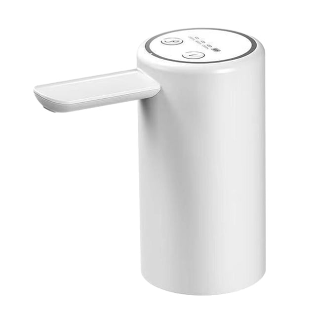Cabezal de salida de agua plegable para efluentes cuantitativos recargable por USB para agua potable Blanco