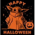 thumbnail image 2 of Men's Star Wars: The Mandalorian Grogu Trick or Treat  Graphic Tee Black Small, 2 of 5