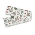 thumbnail image 7 of Yayeee Table Runner 70 inches Long Home Kitchen Dinning Party Decoration, White Nordic Christmas House, 7 of 7
