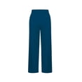 thumbnail image 7 of NAISIBABY Flare Pants for Girls, High Waist with Pockets Stretchy Soft Kids Casual Yoga Dance Bell Bottoms Blue 14T, 7 of 7