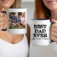 thumbnail image 3 of Customizaholic Best Dad Ever Personalized Photo Mug with Kids Names – Custom Father’s Day Coffee Mug Gift, 3 of 5