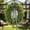 Green,A, variant on 4th of July Boxwood Wreath for Front Door, 18.5x40.2 Inch Eucalypts Wreath with Red White Blue Star Stripe Ribbon, Front Door Decor