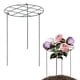 thumbnail image 1 of Muyoka Estaca de soporte para plantas de crecimiento redondo con 3 patas reposicionables Anillo de soporte de jardín de metal Jaula Trellis Trellis Muyoka Hogar, 1 of 3
