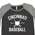 thumbnail image 4 of Inktastic Cincinnati Baseball Women's Plus Size T-Shirt, 4 of 5