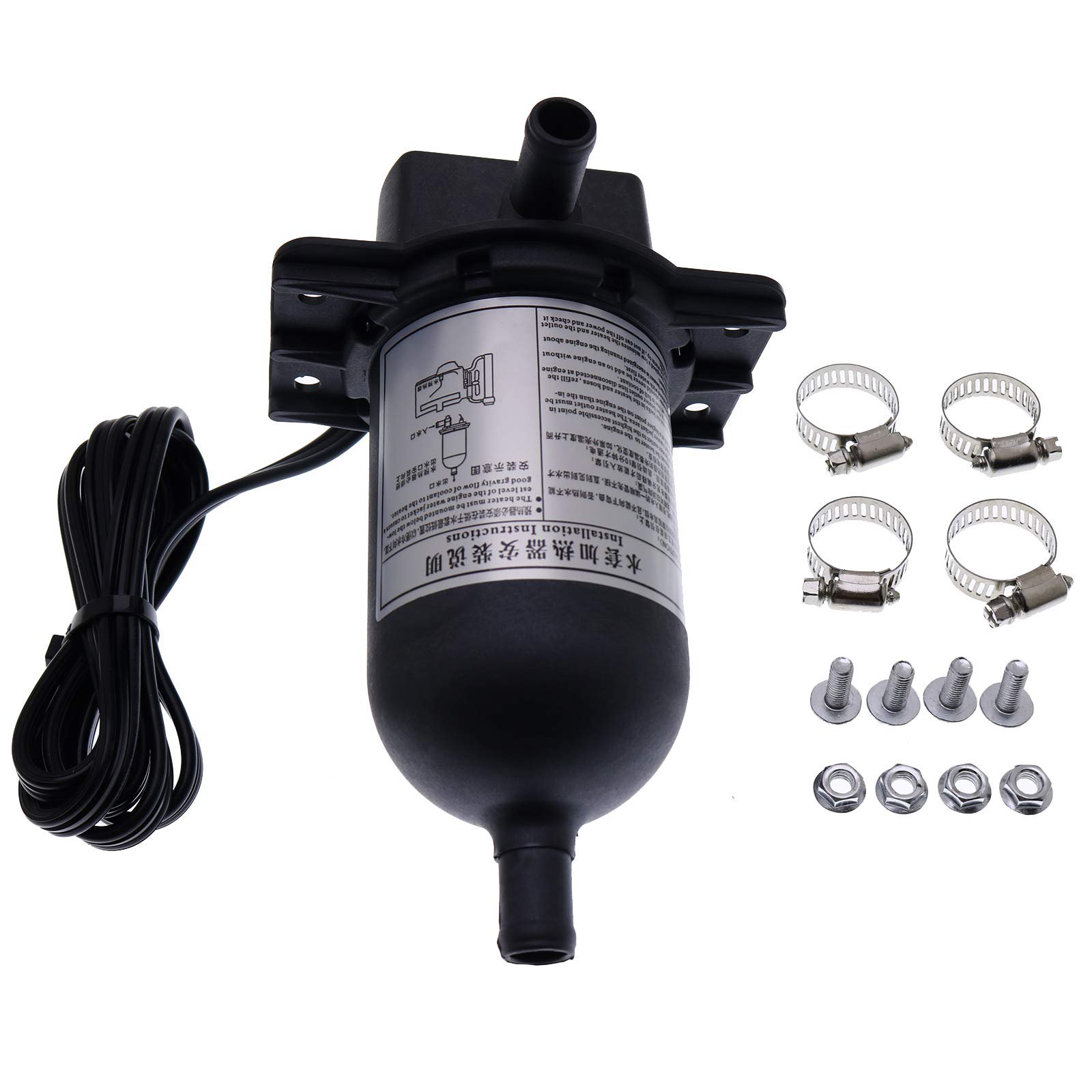 HVACSTAR TPS151GT10-000 590-893 Engine Block Heater 1500 Watt 120 Volt  1500W 120V Option 100-120F Coolant Pre-Heater - Walmart.com