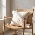 thumbnail image 2 of Fuebueo 18" White Star Throw Pillow with Tassels, Textured Cream Square Decorative Cushion for Sofa Bed Office, Boho Accent Pillow, 2 of 8