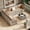 Grayish-white Camel, variant on KIGOTY 7 Piece Outdoor Patio Furniture, Wicker Rattan Outdoor Conversation Set Sectional Sofas for Backyard, Garden, Grayish-white Camel