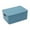Blue, variant on Steadline Foldable Plastic Storage Box with Lid Thickened Large Capacity Organizer for Home Dormitory and Office Removable Transparent Container for Quilts Toys and Household Items