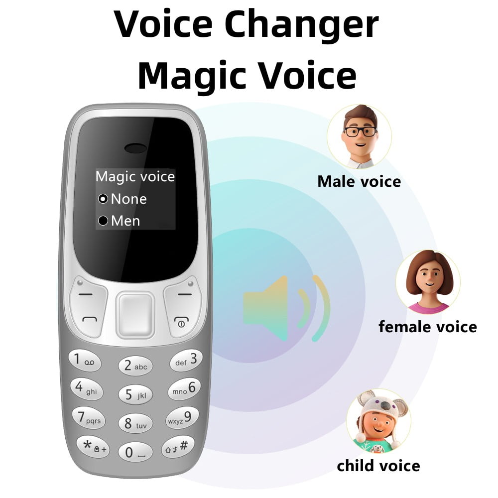 Small Mobile Phone Bluetooth Dialer Magic Voice Low Radiation Telephone GSM Unlocked Mini Cellphone