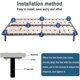 thumbnail image 3 of Bed Base Legs,pack Of 1 Metal Adjustable Metal Link Bed Leg For Retractable Furniture,heavy Duty Fits Universal Slats Metal Bed Base, 3 of 3
